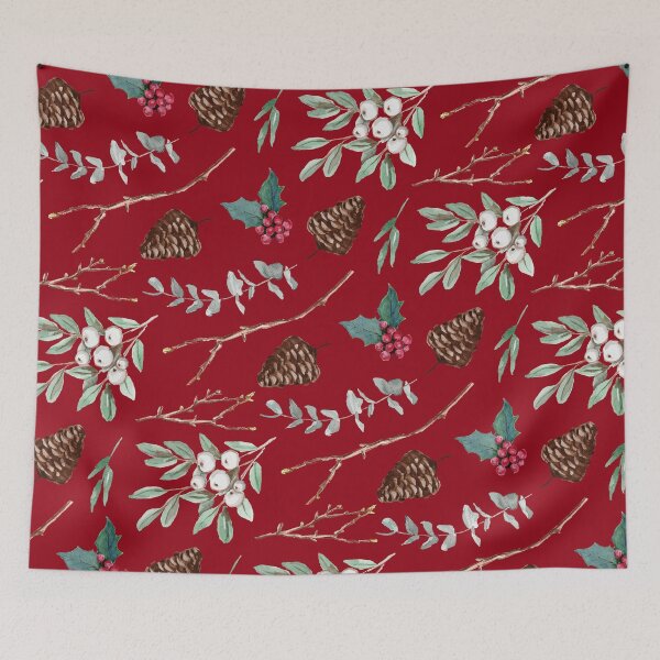 Item preview, Christmas print - Red designed and sold by Anis Illustration.