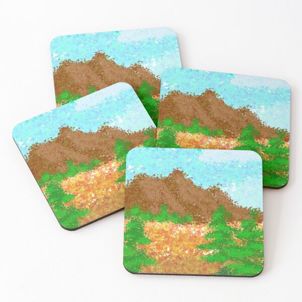 Item preview, summer mountains  designed and sold by BisonDraw.