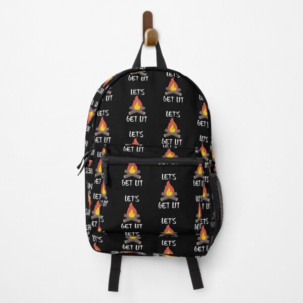 Item preview, Let's Get Lit Campfire Camping Outdoors Campers designed and sold by perfectpresents.