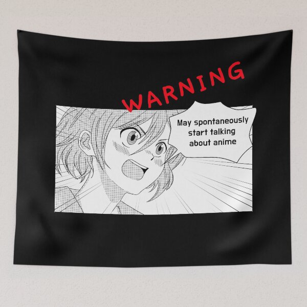 Item preview, Warning May Spontaneously Talk About Anime, manga designed and sold by ds-4.