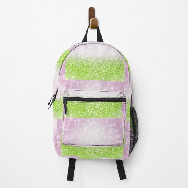 Item preview, Soft Pink And Lime Green Border Glitter Pattern designed and sold by Mary Riley.