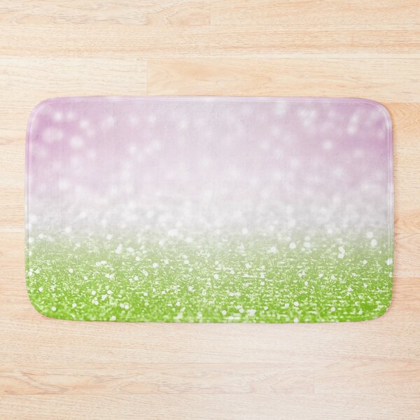 Item preview, Soft Pink And Lime Green Border Glitter Pattern designed and sold by Mary Riley.