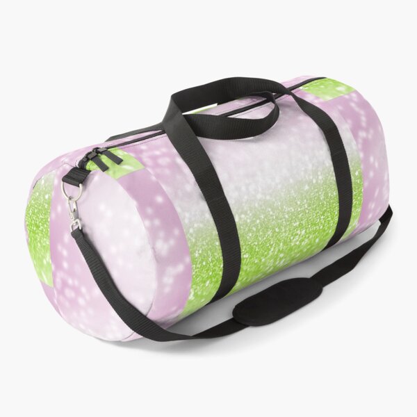Item preview, Soft Pink And Lime Green Border Glitter Pattern designed and sold by Mary Riley.