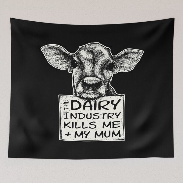 Item preview, The Dairy Industry Kills Me & My Mum designed and sold by lichthaus.