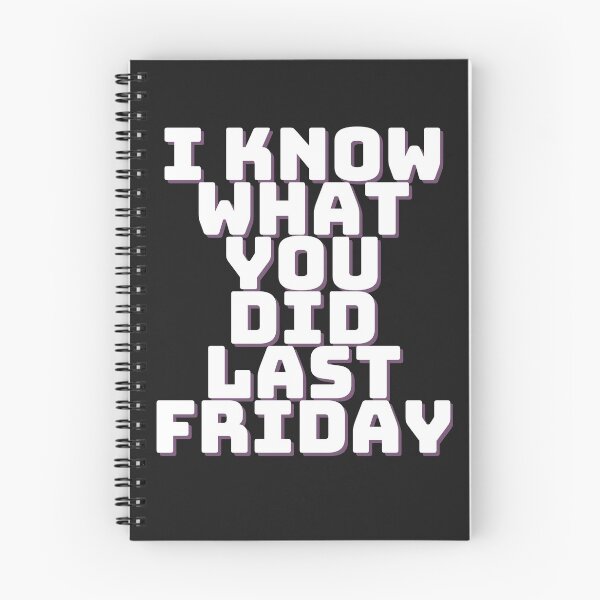 Item preview, I KNOW WHAT YOU DID LAST FRIDAY ATELIER . designed and sold by MLTS777.