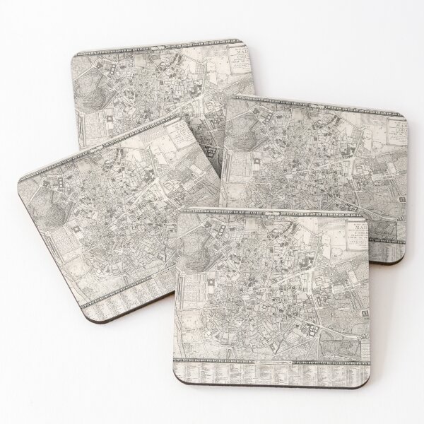 Item preview, Vintage map of Madrid 1785 designed and sold by PetsArt.