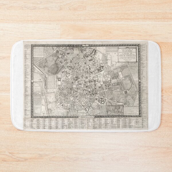 Item preview, Vintage map of Madrid 1785 designed and sold by PetsArt.