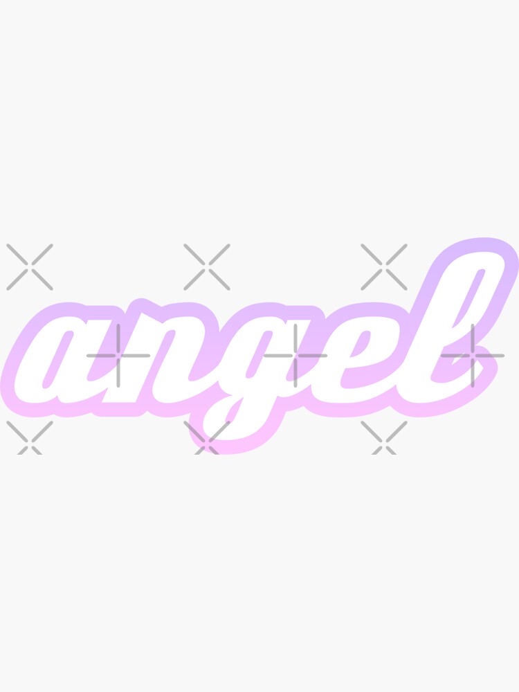 Y2k Angel Sticker For Sale By Liiiiiiiiv Redbubble