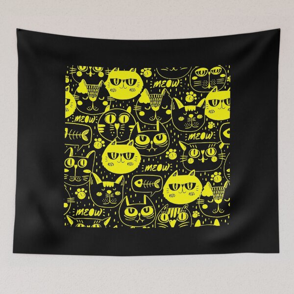 Item preview, Meow Pattern designed and sold by VicFreedomind.