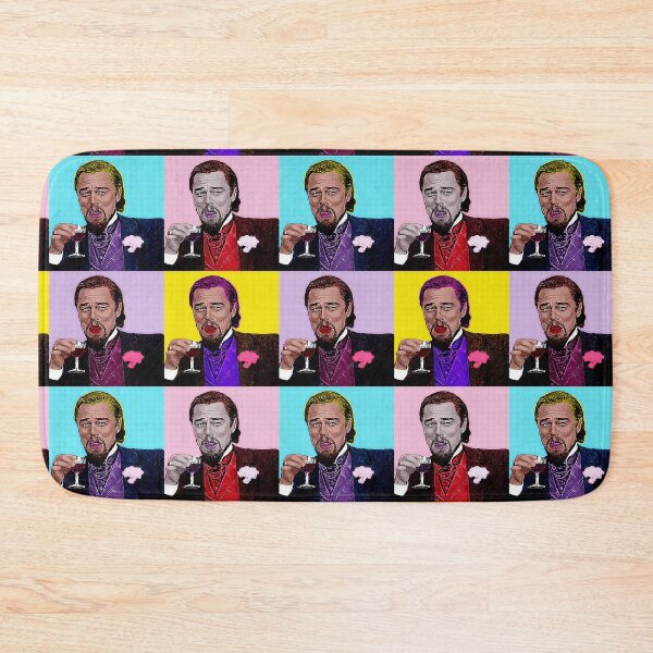 Item preview, Leonardo DiCaprio Laughing meme in Andy Warhol pop art style designed and sold by Mrserious0.