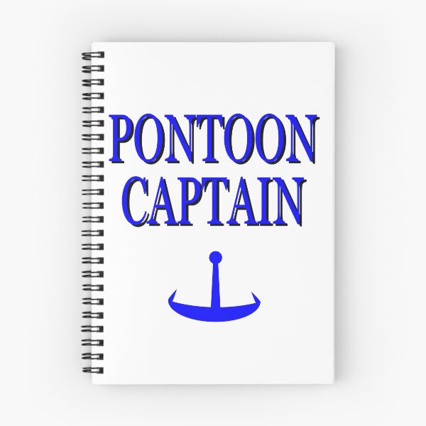 Item preview, Pontoon Captain Graphic with Blue Anchor designed and sold by EdwardMonet.