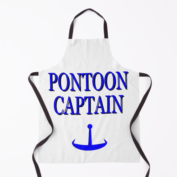 Item preview, Pontoon Captain Graphic with Blue Anchor designed and sold by EdwardMonet.