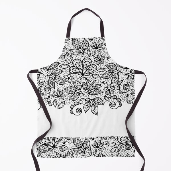 Item preview, Cute Black Floral Lace Pattern designed and sold by HastyHouse.