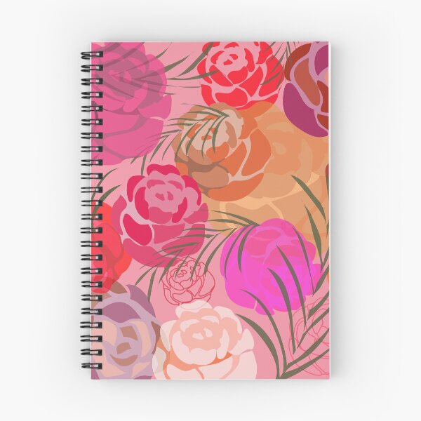 Item preview, Pink multilayer floral pattern designed and sold by Iryna Pakhomova.