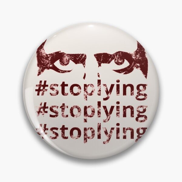 Item preview, Stop Lying (dark-red) designed and sold by tuzlay.