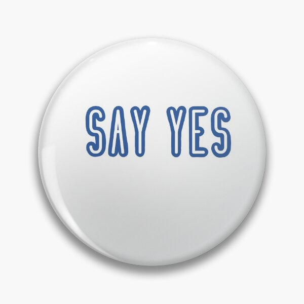 Item preview, Say yes navy designed and sold by Christiana Nicole.