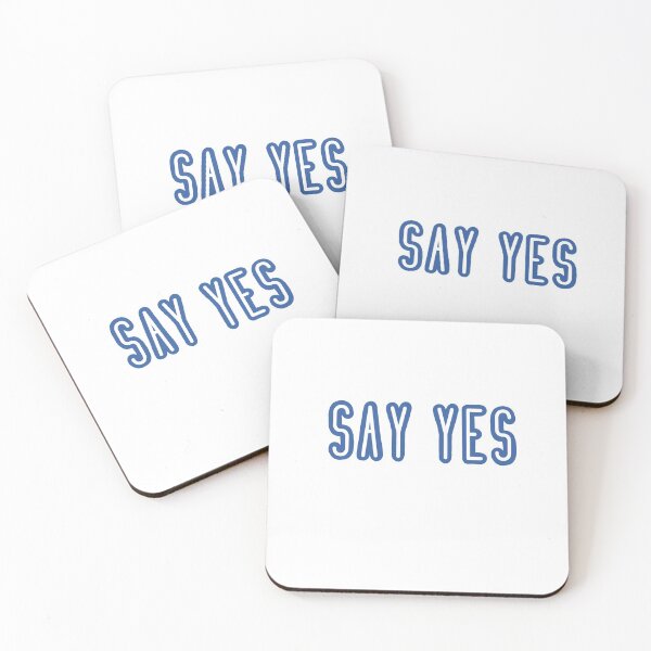 Item preview, Say yes navy designed and sold by Christiana Nicole.