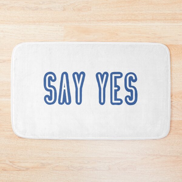 Item preview, Say yes navy designed and sold by Christiana Nicole.