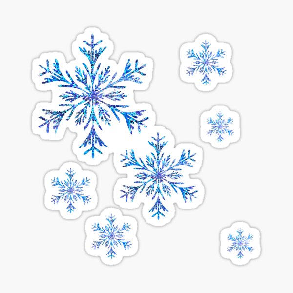 Schneeflocken Sticker