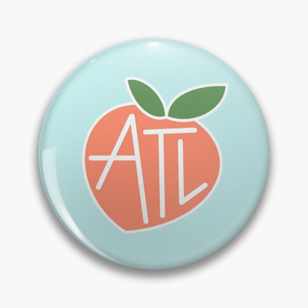 Artikelvorschau, Atlanta Georgia Peach State Aufkleber entworfen und verkauft von brightsuns.