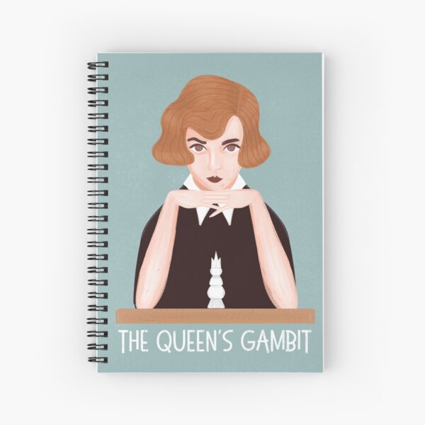 Queen's Gambit drawing Spiral Notebook