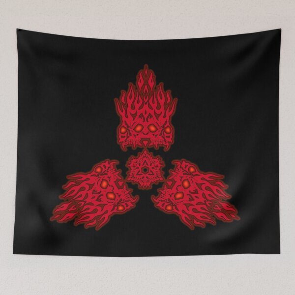 Item preview, Radioactive Burning Skulls designed and sold by IMNIUM.