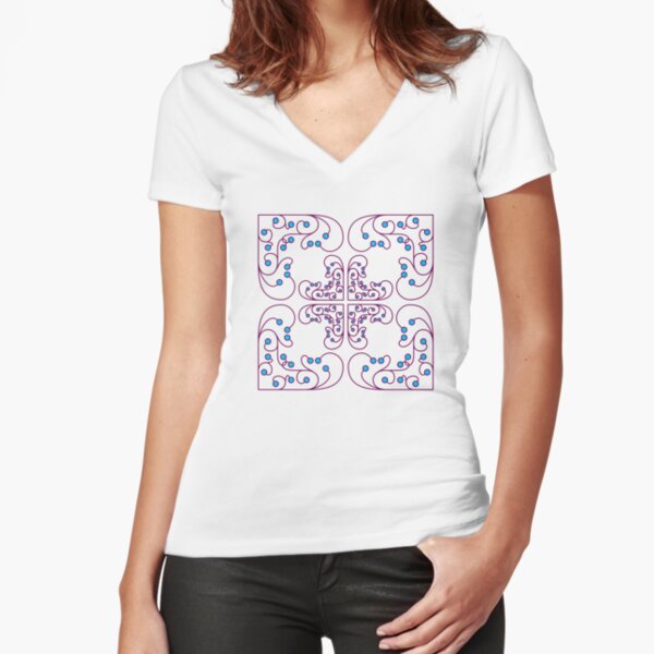 Fitted V-Neck T-Shirt