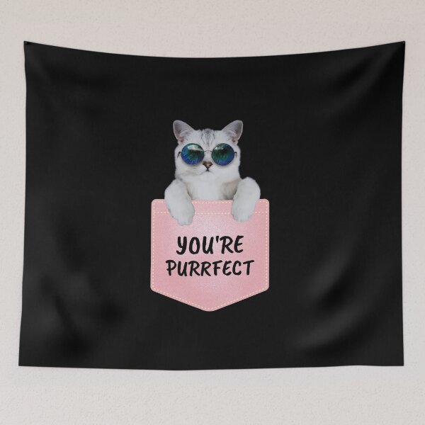 Aperçu de l'œuvre Votre Purrfect créée et vendue par RiseandShineTee.