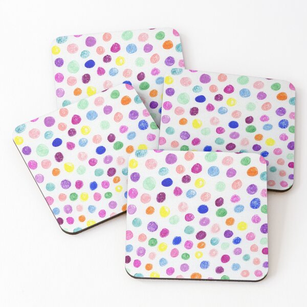Item preview, Circles Polka Dots Pattern Colorful designed and sold by ValeriesGallery.