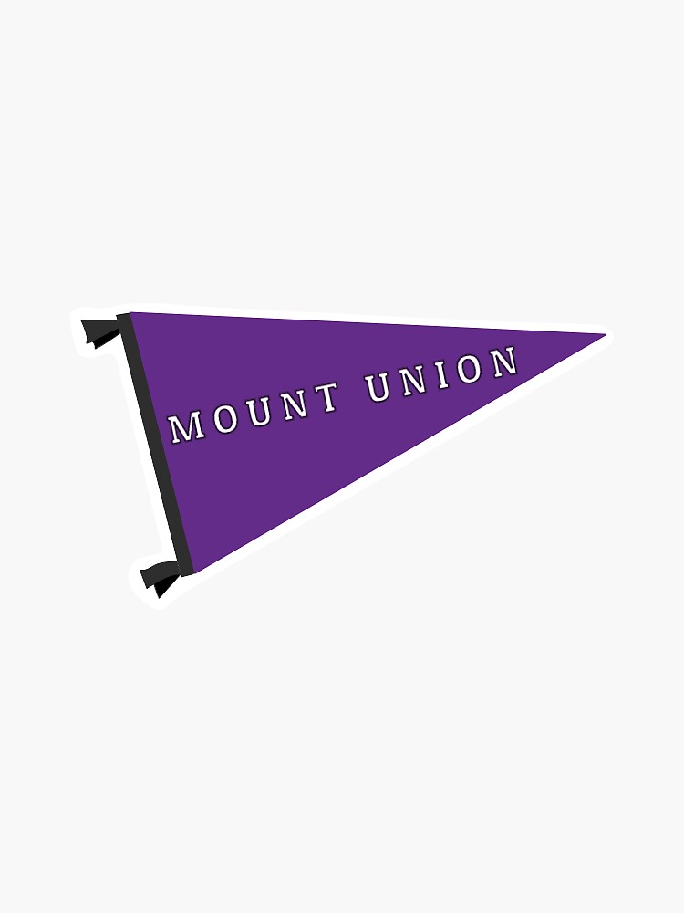 "Mount Union Pennant" Sticker for Sale by lindsey788 Redbubble