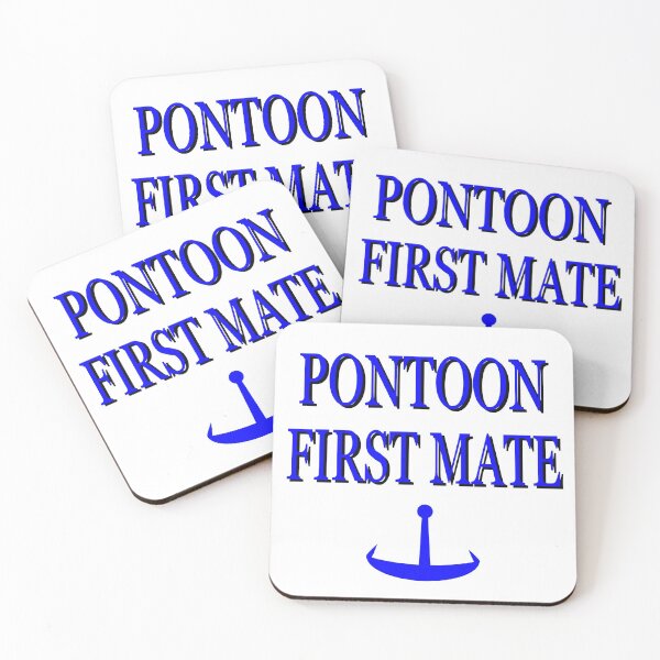 Item preview, PONTOON FIRST MATE WITH BLUE ANCHOR designed and sold by EdwardMonet.