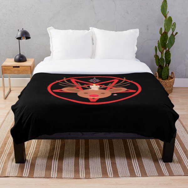 Item preview, Rudolph Baphomet Crossover Funny Christmas North Star designed and sold by RKSDesigns.