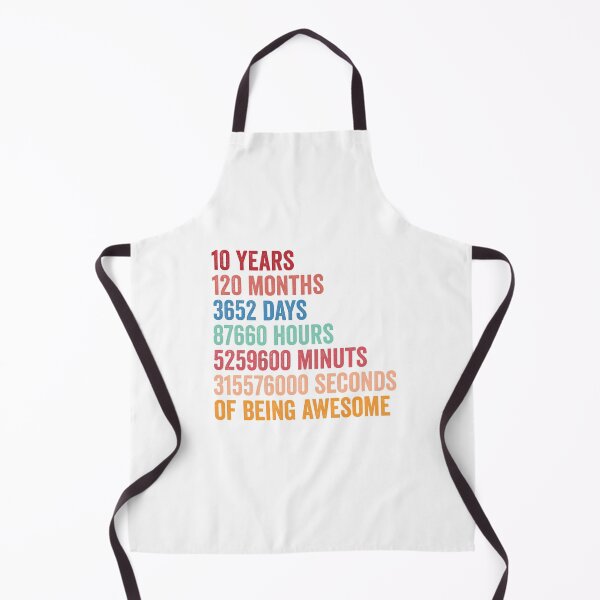 Item preview, 10 Years Old 10th Birthday Vintage Retro 120 Months designed and sold by dianoo.