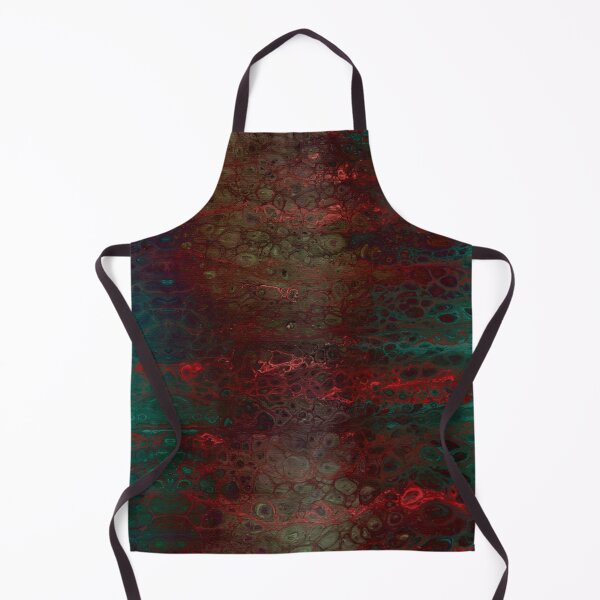 Item preview, Red and Green Abstract Paint Pattern designed and sold by thesnowwhyte.
