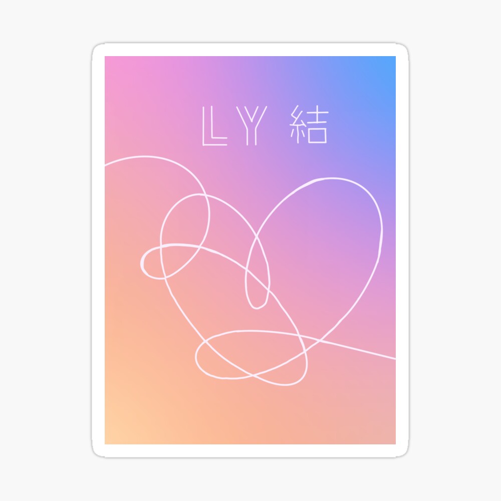 BTS Love Yourself Album Cover Canvas Print for Sale by Bellatrixx