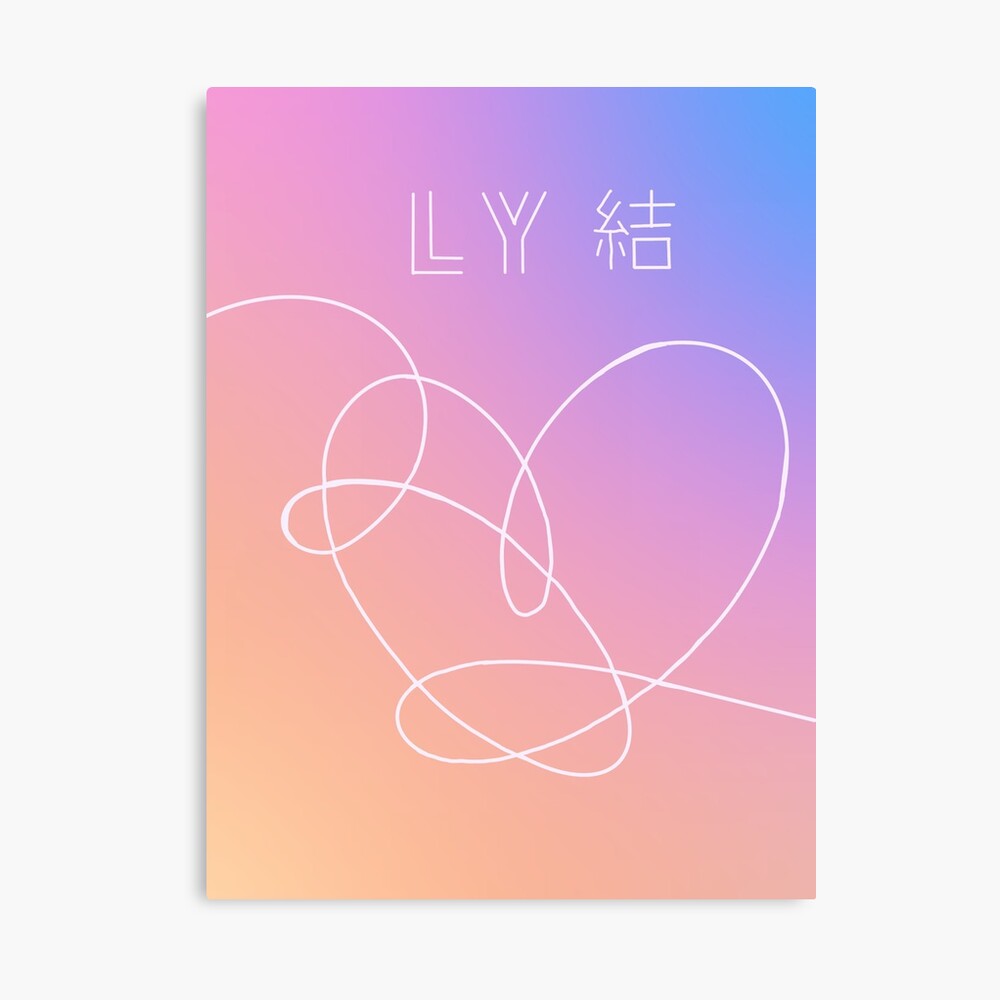 BTS Love Yourself Album Cover Metal Print for Sale by Bellatrixx