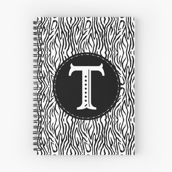Item preview, Zebra Monogram Letter T designed and sold by MarkTees.