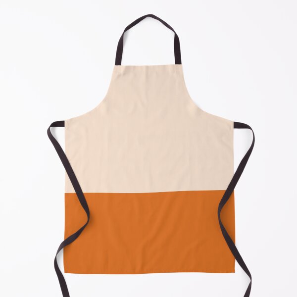 Item preview, Floral botanical summer block striped pattern in ochre, orange, pink  designed and sold by ArtBIU.
