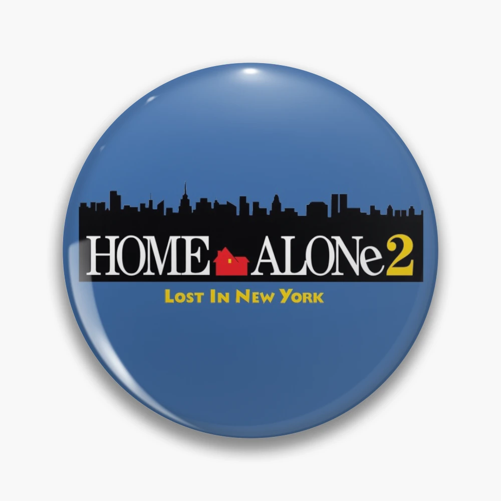 Home Alone 2 Pin Badge Button Vtg 1990 Movie Macaulay Culkin