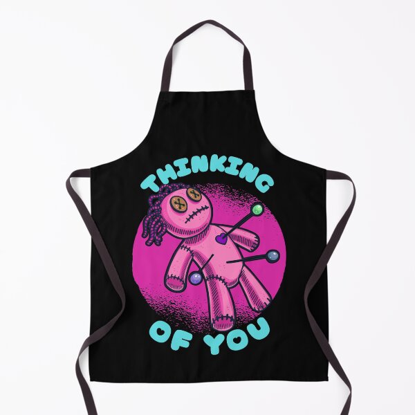 Item preview, Thinking of You Funny Cute Pink Voodoo Doll Pink Heart Kawaii Pastel designed and sold by RKSDesigns.