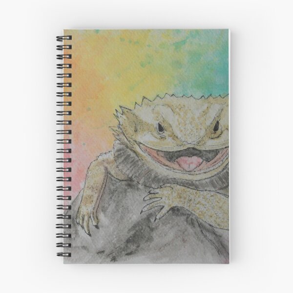 Item preview, Pride Bearded Dragon Watercolour designed and sold by Fenbi-Presents.