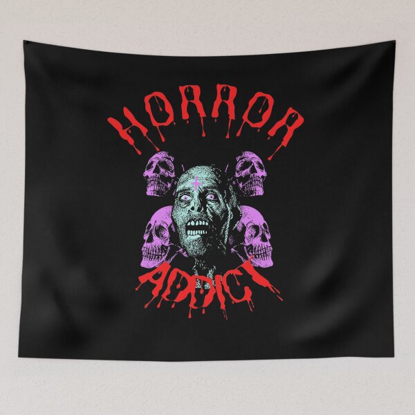 Item preview, Horror Addict Pastel Zombie and Skulls Film Movie Fan designed and sold by RKSDesigns.