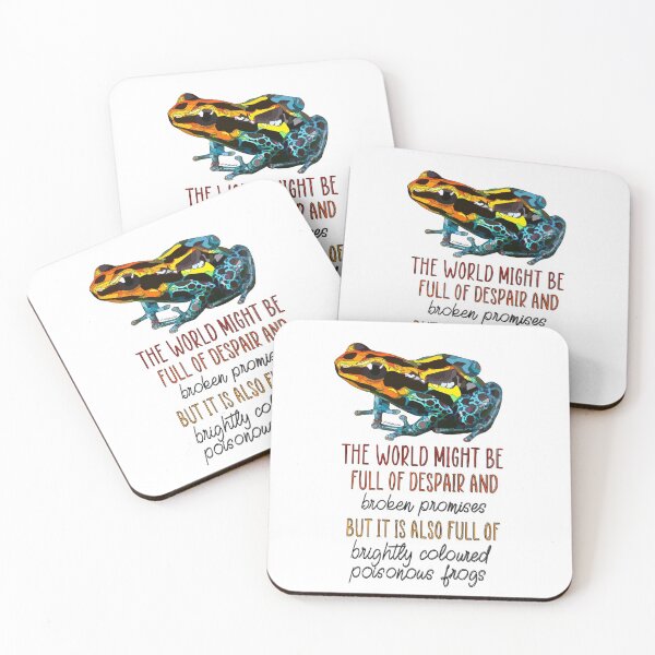 Item preview, Poison dart frog quote  designed and sold by SadhasNost.