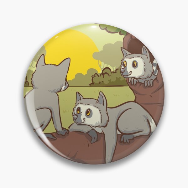Item preview, chilled lemurs designed and sold by MissCookieFairy.