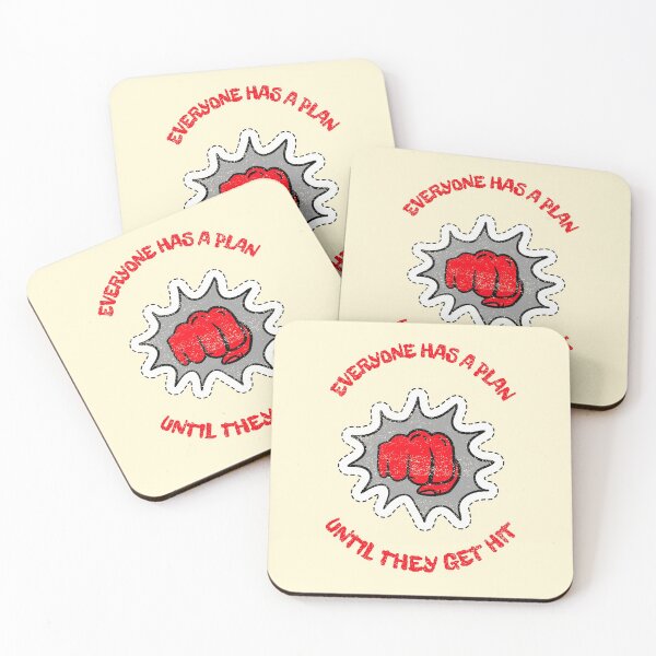 Item preview, Everyone Has A Plan Until They Get Hit Red Fist designed and sold by Mustard Prophet.