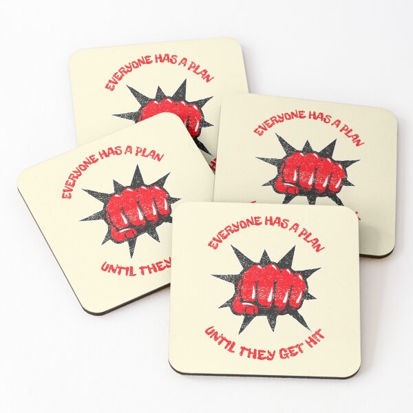 Item preview, Everyone Has A Plan Until They Get Hit Punching Fist designed and sold by Mustard Prophet.
