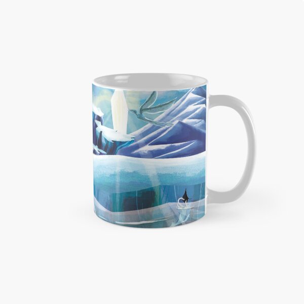 Item preview, Arctic alien creatures landscape designed and sold by Cselia.