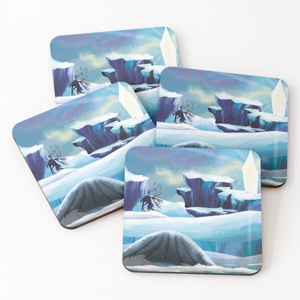 Item preview, Arctic alien creatures landscape designed and sold by Cselia.