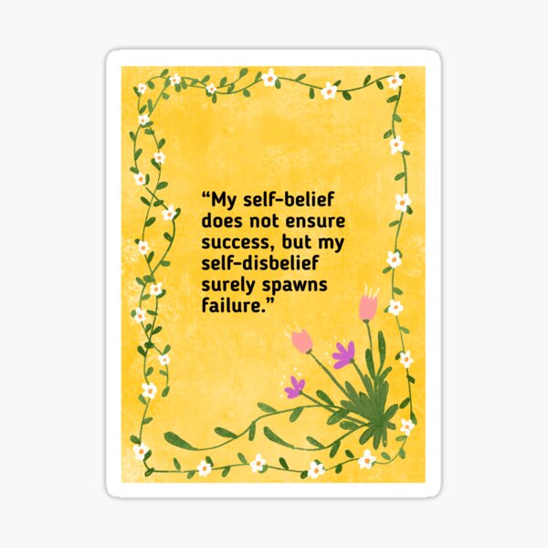 Believe in yourself Sticker
