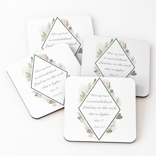 Item preview, Inspirational scripture Psalm 61:2 designed and sold by Threestickersco.